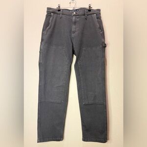 Hollister Jeans Carpenter Grey Men's Double Knee Loose Fit Workwear